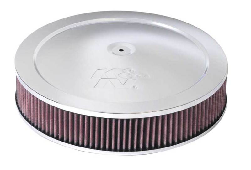 K&N 14in Red Custom Air Cleaner Assembly - 5.125in ID x 14in OD x 2.75in H x 1.25in Drop Base K&N Engineering KNN60-1280