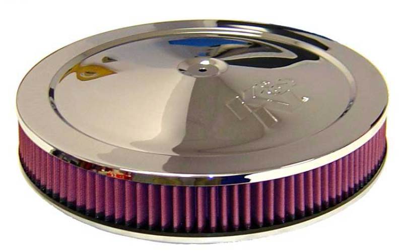 K&N 14in Red Custom Air Cleaner Assembly - 5.125in ID x 14in OD x 3.87in H K&N Engineering KNN60-1263