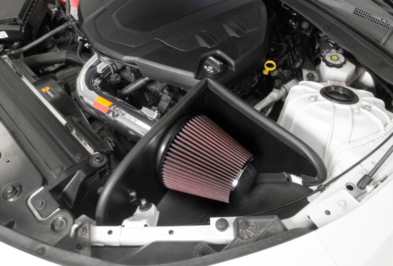 K&N 16-17 Chevy Camaro 3.6L Silver Typhoon Short Ram Intake K&N Engineering KNN69-4535TP