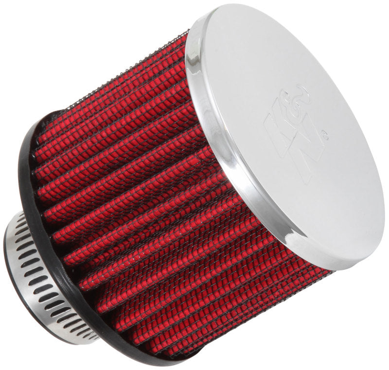 K&N 1.25in Flange ID x 3in OD x 2.5in H Rubber Base Crankcase Vent Filter K&N Engineering KNN62-1390