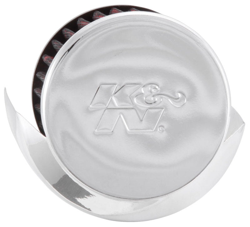 K&N 1.375in Flange ID x 3in OD x 2.5in Height Clamp On Crankcase Vent Filter K&N Engineering KNN62-1513