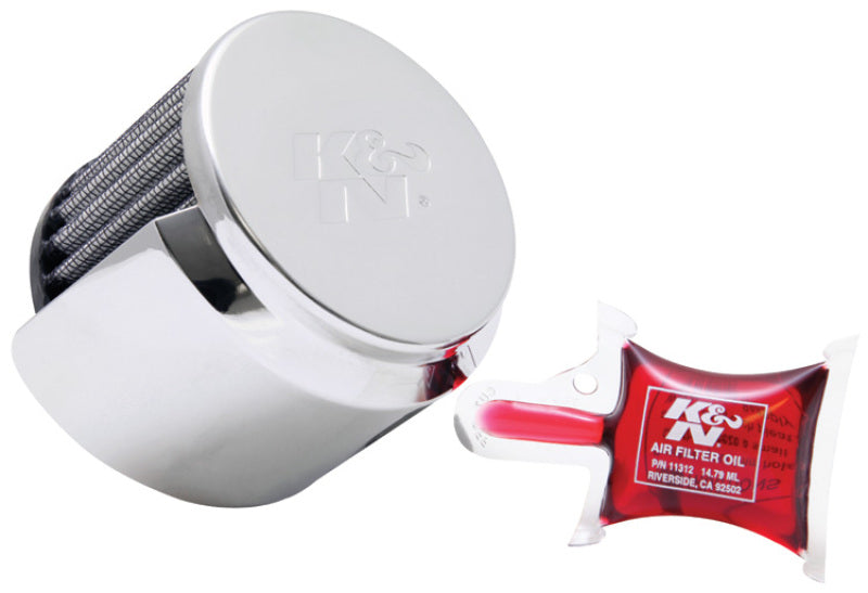 K&N 1in Flange L x 3in OD x 2.5in Height Clamp On Crankcase Vent Filter K&N Engineering KNN62-1516