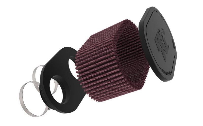K&N 2-1/8in DUAL FLG 6-1/4 X 4inOD 3inH Universal Clamp-On Air Filter K&N Engineering KNNRU-3510