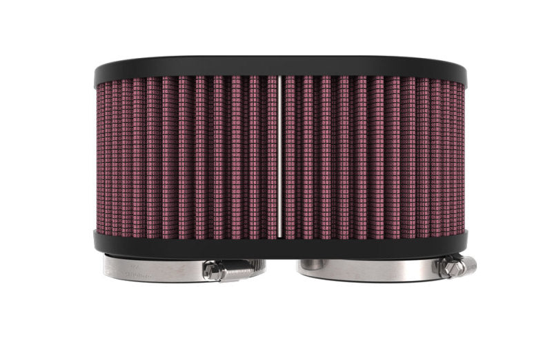 K&N 2-1/8in DUAL FLG 6-1/4 X 4inOD 3inH Universal Clamp-On Air Filter K&N Engineering KNNRU-3510