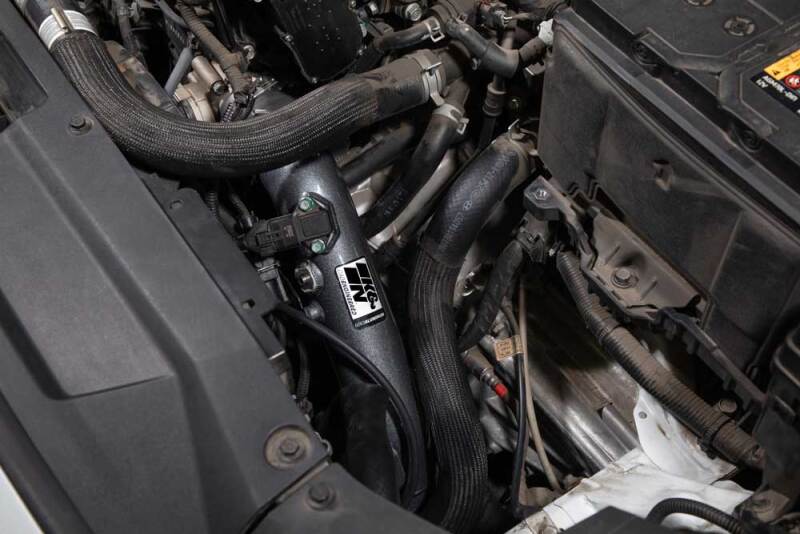 K&N 20-22 Hyundai Veloster N 2.0L L4 Aluminum Charge Pipe Kit - Gunmetal Gray K&N Engineering KNN77-1019KC