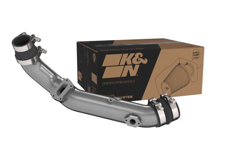 K&N 20-22 Hyundai Veloster N 2.0L L4 Aluminum Charge Pipe Kit - Gunmetal Gray K&N Engineering KNN77-1019KC