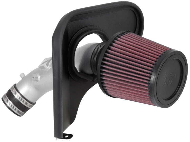 K&N 2013-14 Honda Accord 2.4L L4 69 Series Typhoon Air Intake System - Silver Cold Air Intake Kit K&N Engineering KNN69-1213TS
