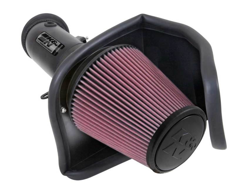 K&N 2015 Dodge Challenger/Charger 6.2L V8 Typhoon Short Ram Intake - Black Ops Auto Works