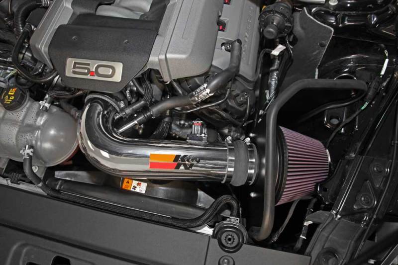 K&N 2015 Ford Mustang GT 5.0L V8 Typhoon Intake Kit K&N Engineering KNN69-3535TP