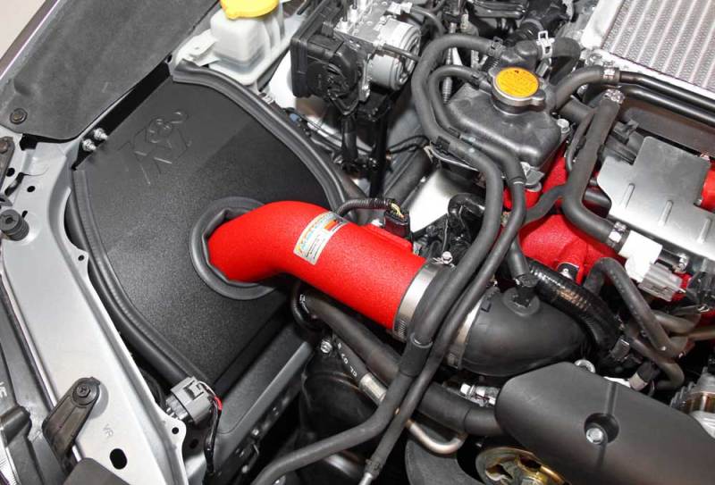 K&N 2015 Subaru WRX-STI 2.5L H4 Red Typhoon Short Ram Intake K&N Engineering KNN69-8007TWR