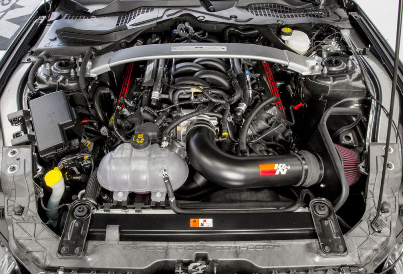 K&N 2016-2017 Ford Mustang Shelby 5.2L V8 Typhoon Cold Air Intake System K&N Engineering KNN69-3538TTK