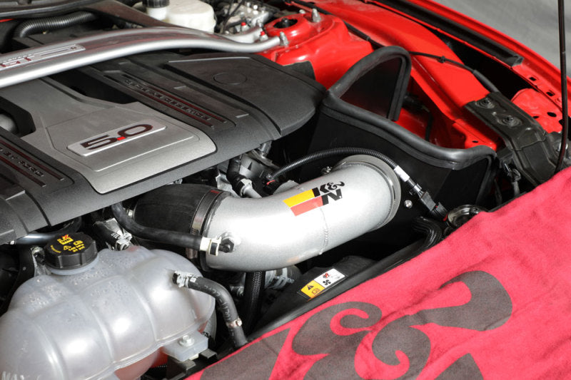 K&N 2018 Ford Mustang GT V8 5.0L F/I Typhoon Air Intake K&N Engineering KNN69-3540TP