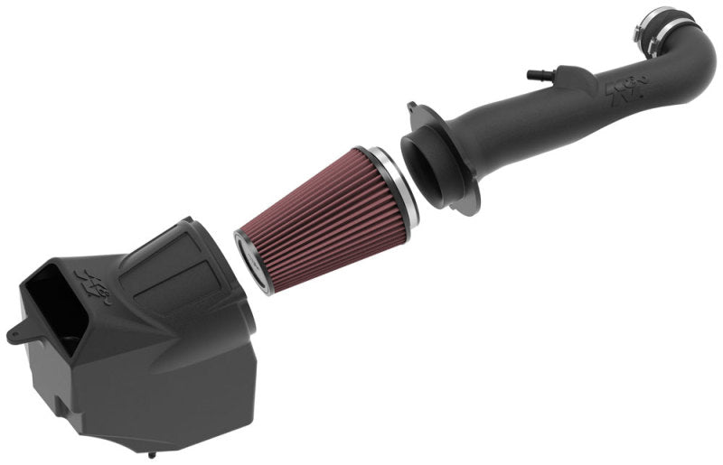 K&N 2018 Jeep Wrangler JL V6-3.6L F/I Aircharger Performance Intake K&N Engineering KNN63-1576