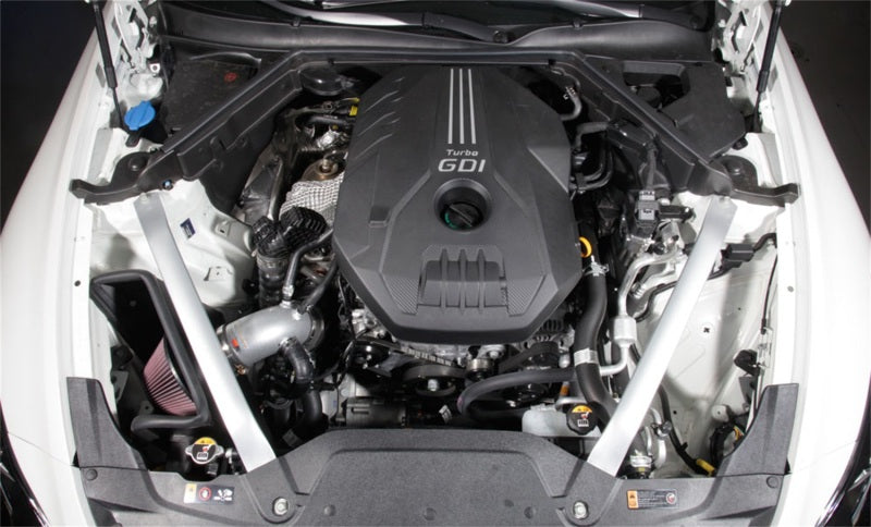 K&N 2018 Kia Stinger L4-2.0L F/I Silver Typhoon Short Ram Intake K&N Engineering KNN69-5320TS