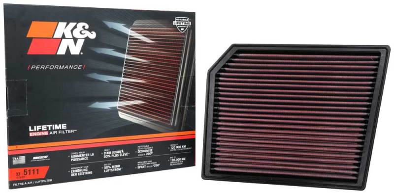 K&N 2019 BMW X2 M35 L4-2.0L F/I Replacement Air Filter K&N Engineering KNN33-5111