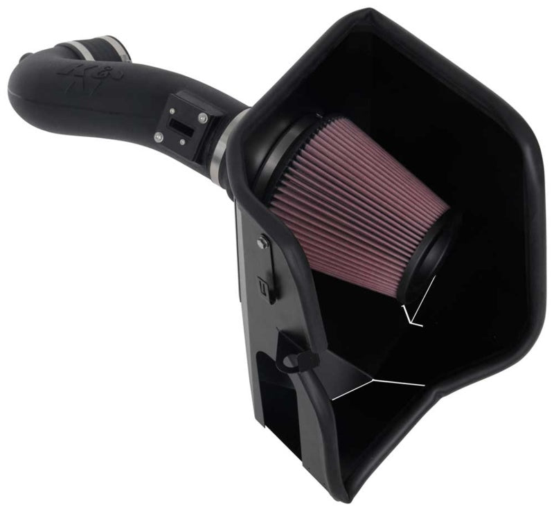 K&N 2019+ Chevrolet 1500 5.3L / 6.2L V8 F/I Aircharger Performance Intake System K&N Engineering KNN63-3110