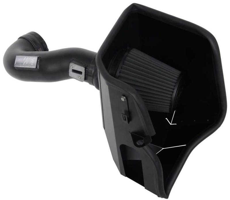 K&N 2019 Chevrolet Silverado 1500 5.3L V8 Black Performance Intake Kit K&N Engineering KNN71-3110
