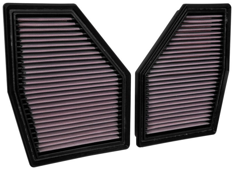 K&N 2020 BMW M550i 4.4L V8 Replacement Air Filter (2 Per Box) K&N Engineering KNN33-3155