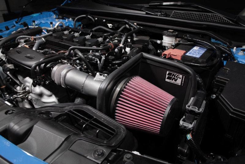 K&N 2022 Honda Civic 1.5L Turbo L4 Silver Typhoon Intake K&N Engineering KNN69-1509TC