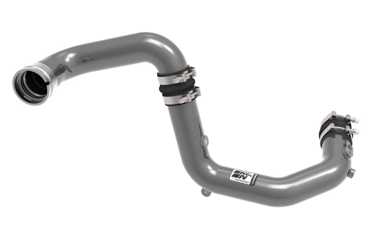 K&N 2023 Ford Bronco Raptor 3.0L V6 Aluminum Charge Pipe Kit - Gunmetal Gray K&N Engineering KNN77-1020KC