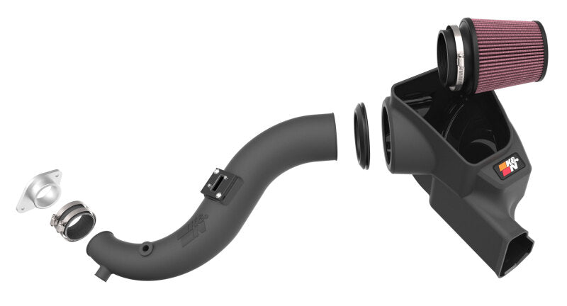 K&N 2024 Ford Mustang Ecoboost L4-2.3L F/L Turbo Aircharger - Cold Air Intake System K&N Engineering KNN63-2627