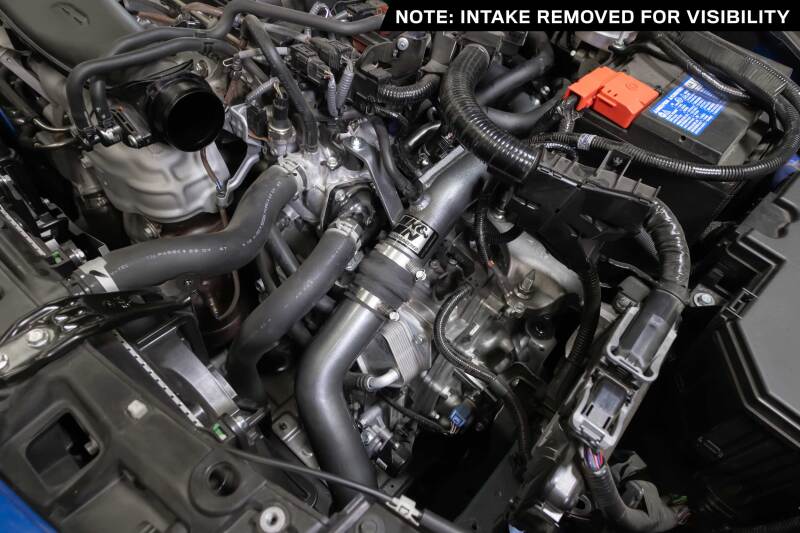 K&N 22-24 Honda Civic 1.5L L4 Aluminum Charge Pipe Kit - Gunmetal Gray K&N Engineering KNN77-1022KC