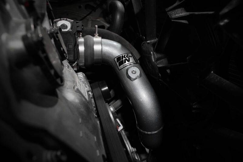 K&N 23-24 GM Colorado/Canyon 2.7L L4 Charge Pipe - Aluminum Tube - Gunmetal Gray K&N Engineering KNN77-1021KC