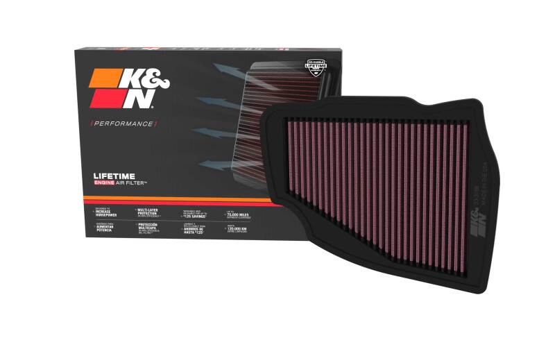 K&N 23-25 BMW 520i Replacement Air Filter K&N Engineering KNN33-3188