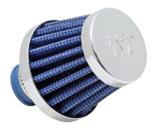Load image into Gallery viewer, K&amp;N 2in Base OD x .375in Flange ID x 1.75in H Rubber Base Crankcase Vent Filter - Blue K&amp;N Engineering KNN62-1600BL