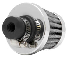 Load image into Gallery viewer, K&amp;N 2in Base OD x .375in Flange ID x 1.75in H Rubber Base Crankcase Vent Filter - White K&amp;N Engineering KNN62-1600WT