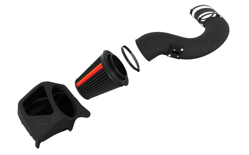 High-density polyethylene intake tube from K&N 50-2600D for Ford 6.7L Power Stroke diesel