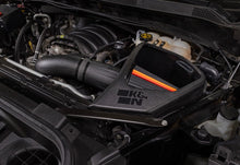 Load image into Gallery viewer, 2019+ Silverado 1500 engine bay with K&amp;N DryFlow cold air intake upgrade