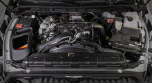 Load image into Gallery viewer, K&amp;N 50-3119D cold air intake installed on 6.6L Duramax diesel engine bay