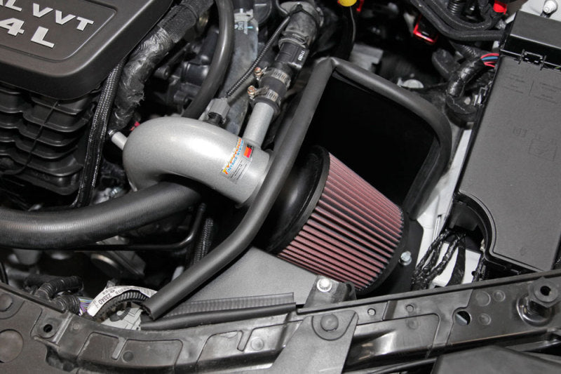 K&N 69 Series Typhoon Performance 13 Chrysler/Dodge 200/Avenger 2.4L Silver Cold Air Intake Kit K&N Engineering KNN69-2549TS