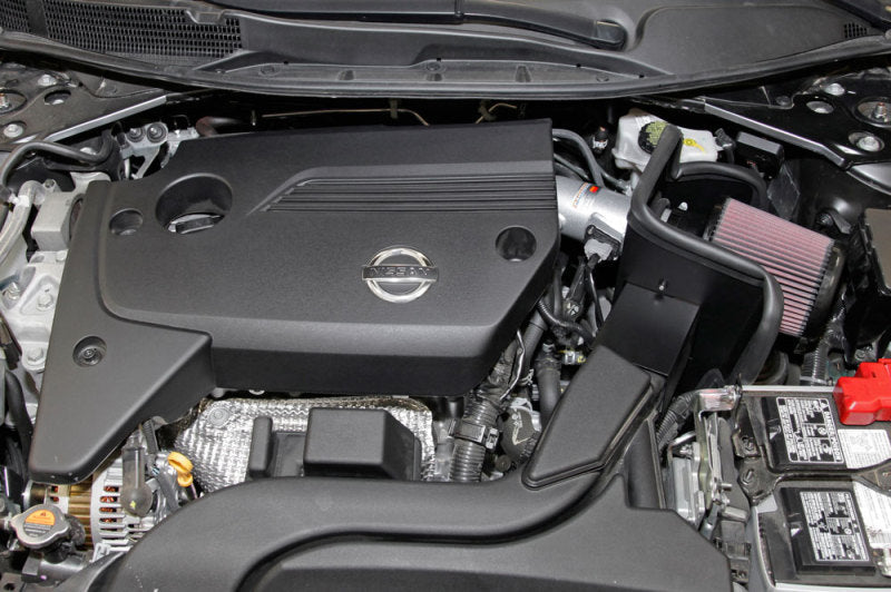 K&N 69 Series Typhoon Performance Intake Kit - Silver for 13-14 Nissan Altima 2.5L L4 K&N Engineering KNN69-7064TS
