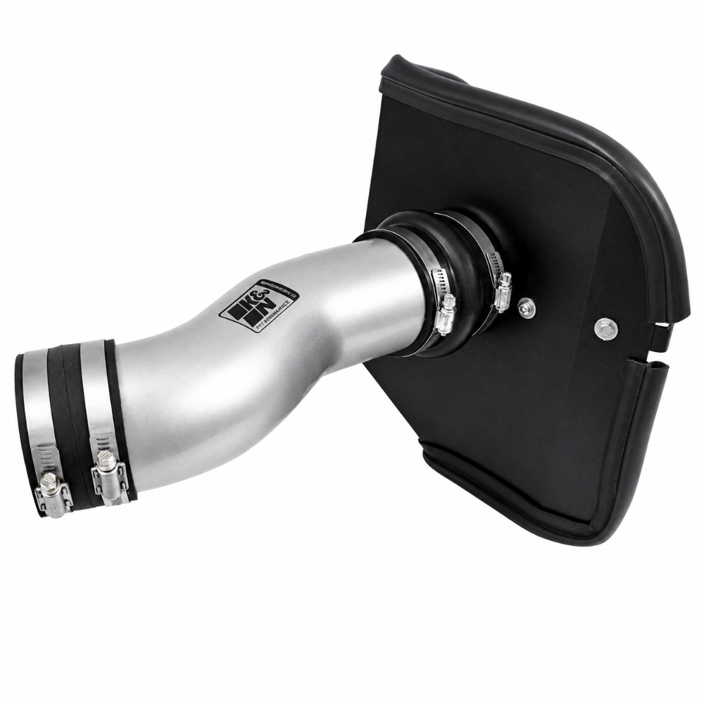 K&N 77-1569KS mandrel-bent aluminum intake tube for Jeep Cherokee 3.2L V6