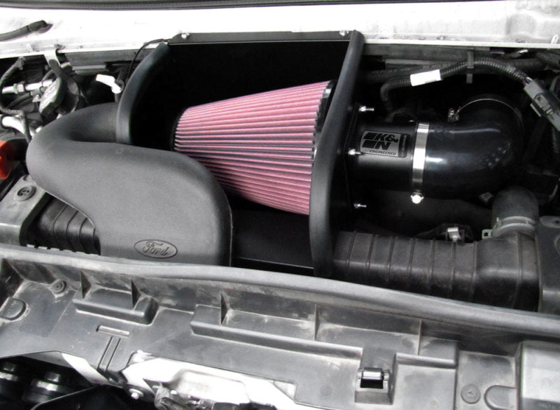 K&N 97-08 Ford E350/#450 Econoline V10-6.8L Black High Flow Performance Kit K&N Engineering KNN77-2570KTK