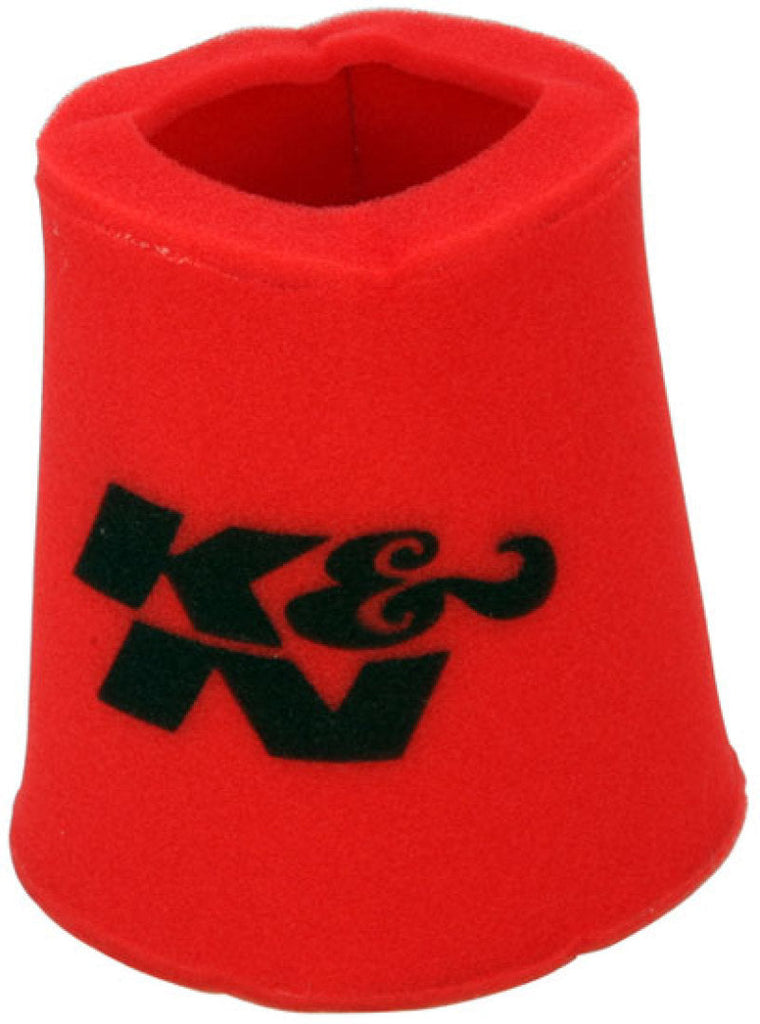 K&N Airforce PreCleaner Round Tapered Red Air Filter Foam Wrap 6in Base ID x 5in Top ID x 9in H K&N Engineering KNN25-0810