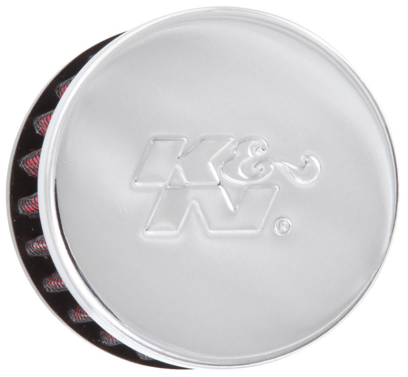 K&N Clamp On Rubber Base Crankcase Vent Filter 0.375in Flange ID x 2in OD x 1.5in Height K&N Engineering KNN62-1320
