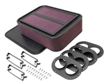 Load image into Gallery viewer, K&amp;N Custom Racing Air Filter - Rectangular Carbon Fiber 4in Air Box w/ 2.75in Air Horn K&amp;N Engineering KNN100-8593
