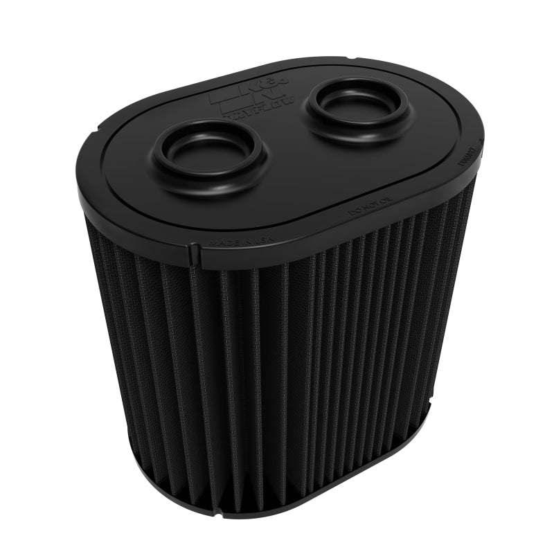 K&N Dryflow diesel air filter full view black synthetic media