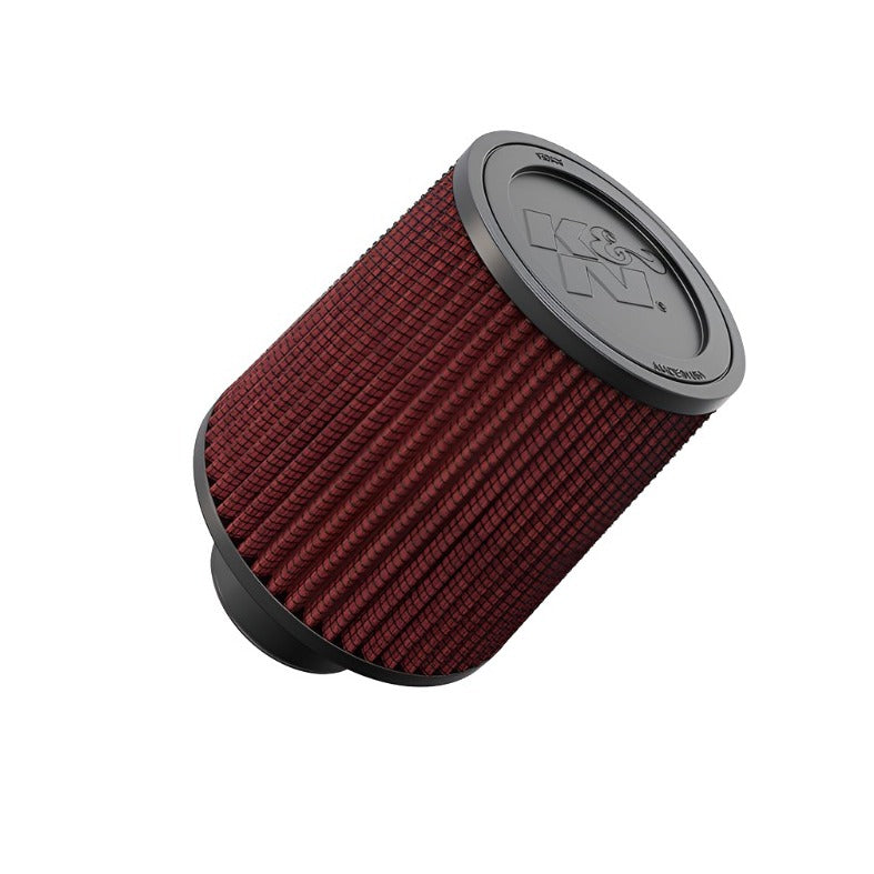 K&N Filter Universal Rubber Filter 2 3/4 inch Flange 6 inch Base 5 inch Top 6 1/2 inch Height - Black Ops Auto Works