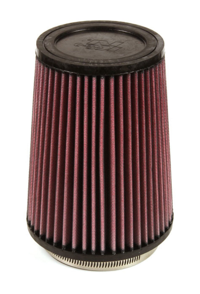 K&N Filter Universal Rubber Filter 4 inch Flange 5 3/8 inch Base 4 3/8 inch Top 7 inch Height K&N Engineering KNNRU-2590