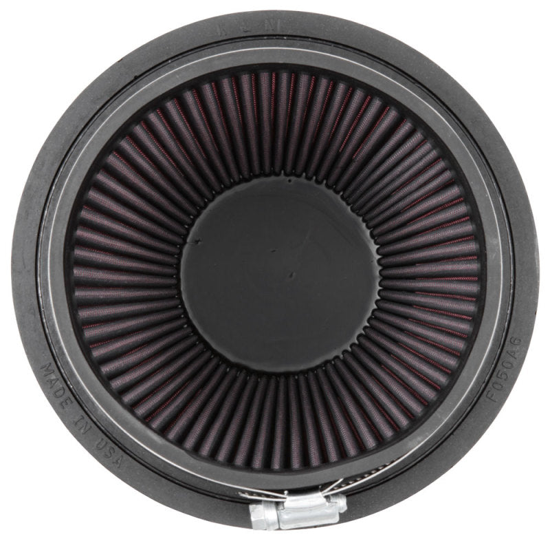 K&N Filter Universal Rubber Filter 5 inch Flange 6 1/2 inch Base 4 3/8 inch Top 7 inch Height K&N Engineering KNNRU-2800