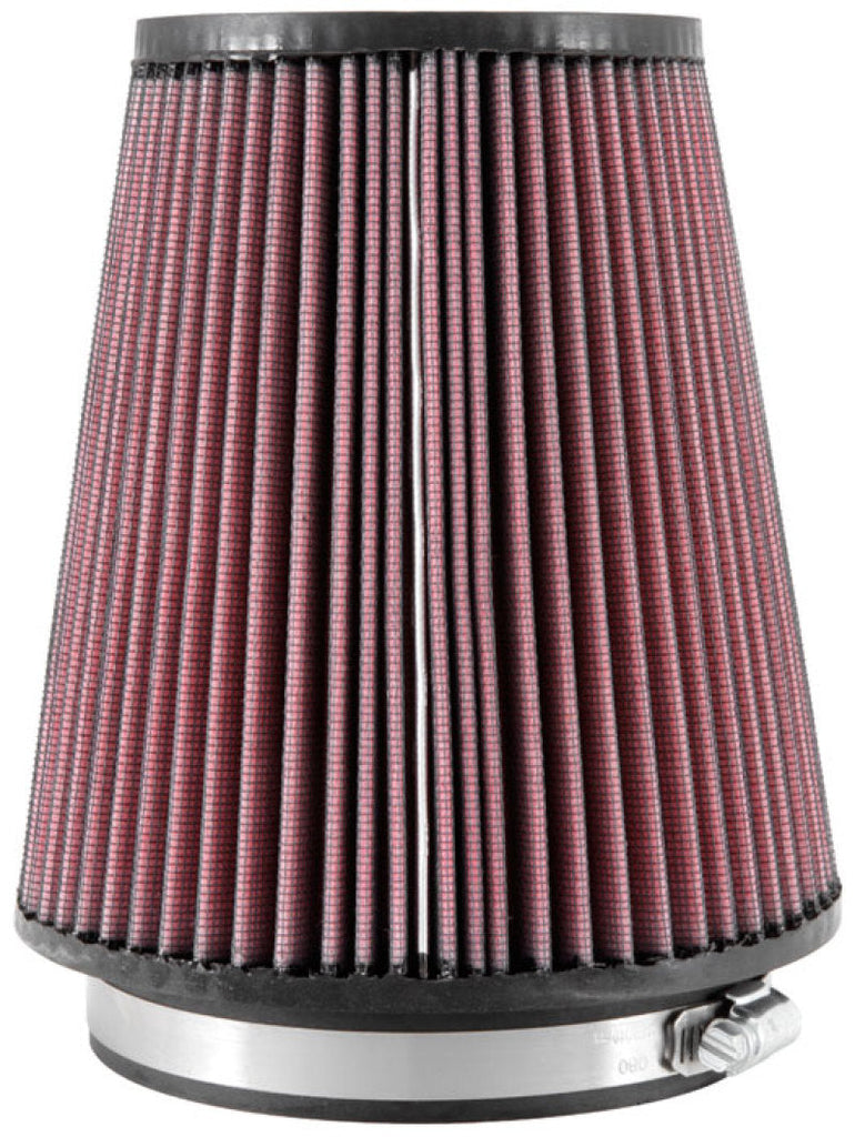 K&N Filter Universal Rubber Filter 5 inch Flange 6 1/2 inch Base 4 3/8 inch Top 7 inch Height K&N Engineering KNNRU-2800