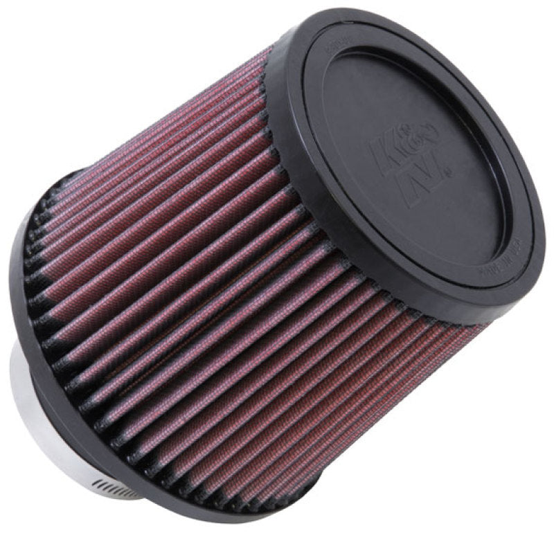 K&N Filter Universal Rubber Filter-Rd Tapered 3in Flange ID x 6in Base OD x 5in Top OD x 5.563in H K&N Engineering KNNRU-4990