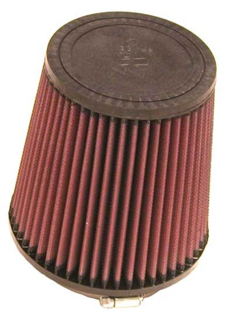 K&N Filter Universal Rubber Filter Round Tapered 4.5in Flange 5.875in Base 4.5 inch Top 6in Height K&N Engineering KNNRU-4740