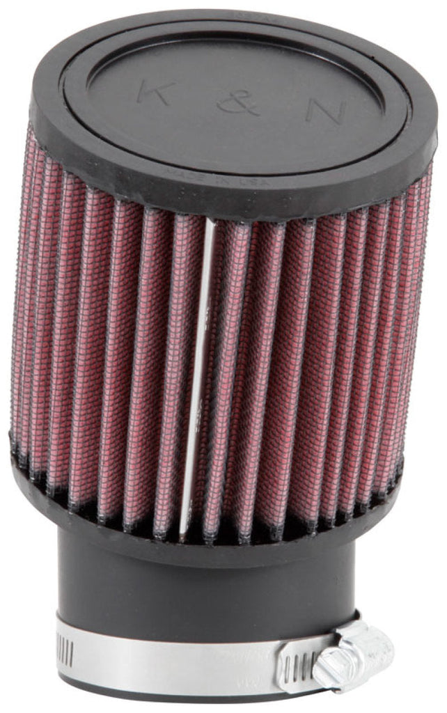 K&N Filter Universal Rubber Round Straight Filter 20 Deg Angled 2-7/16in Flange 3-3/4in OD 4in H K&N Engineering KNNRU-1750