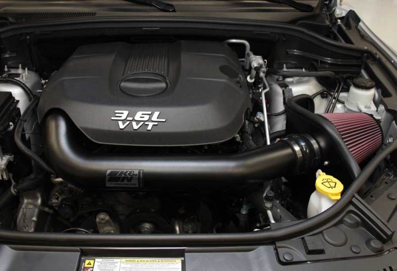 K&N High Flow Performance Intake Kit 11 Jeep Grand Cherokee 3.6L V6 / 11 Dodge Durango 3.6L V6 K&N Engineering KNN77-1560KTK