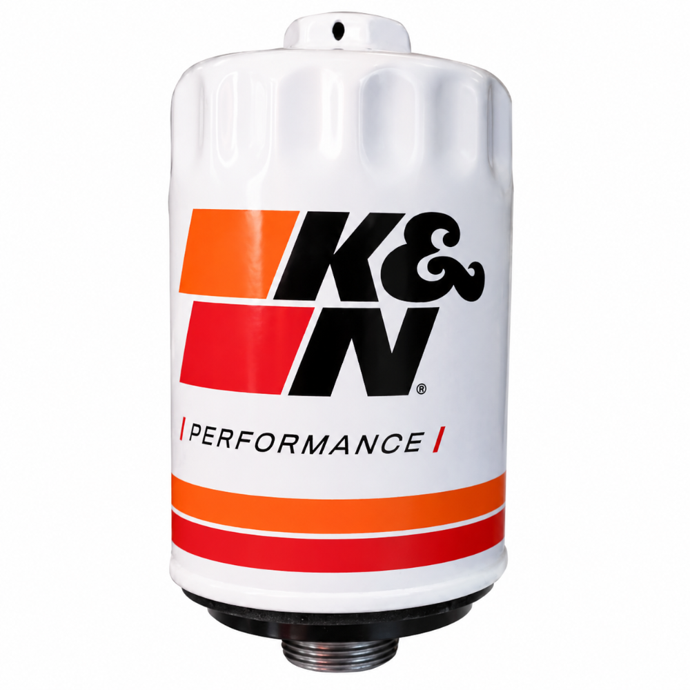 K&N HP-3004 high-flow spin-on oil filter for Audi and Volkswagen 2.0T engines